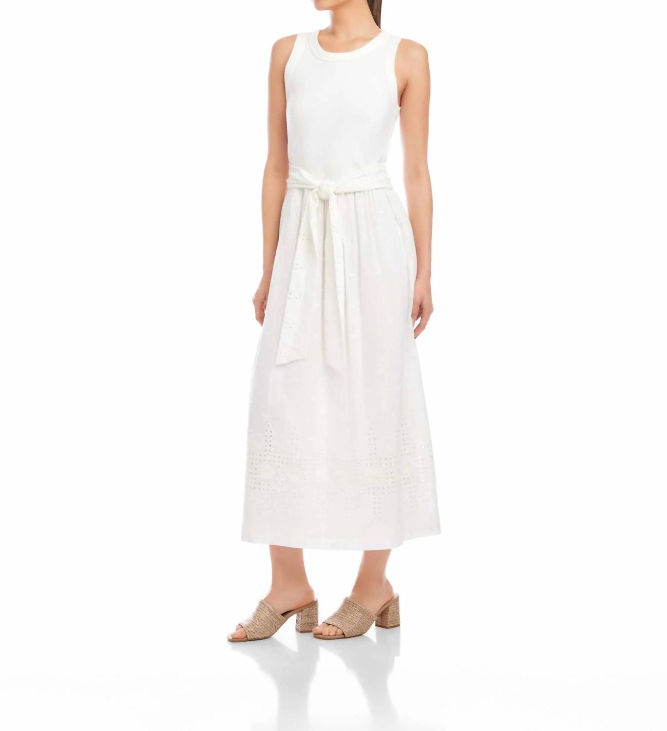 Fifteen Twenty - Seline Contrast Midi Dress