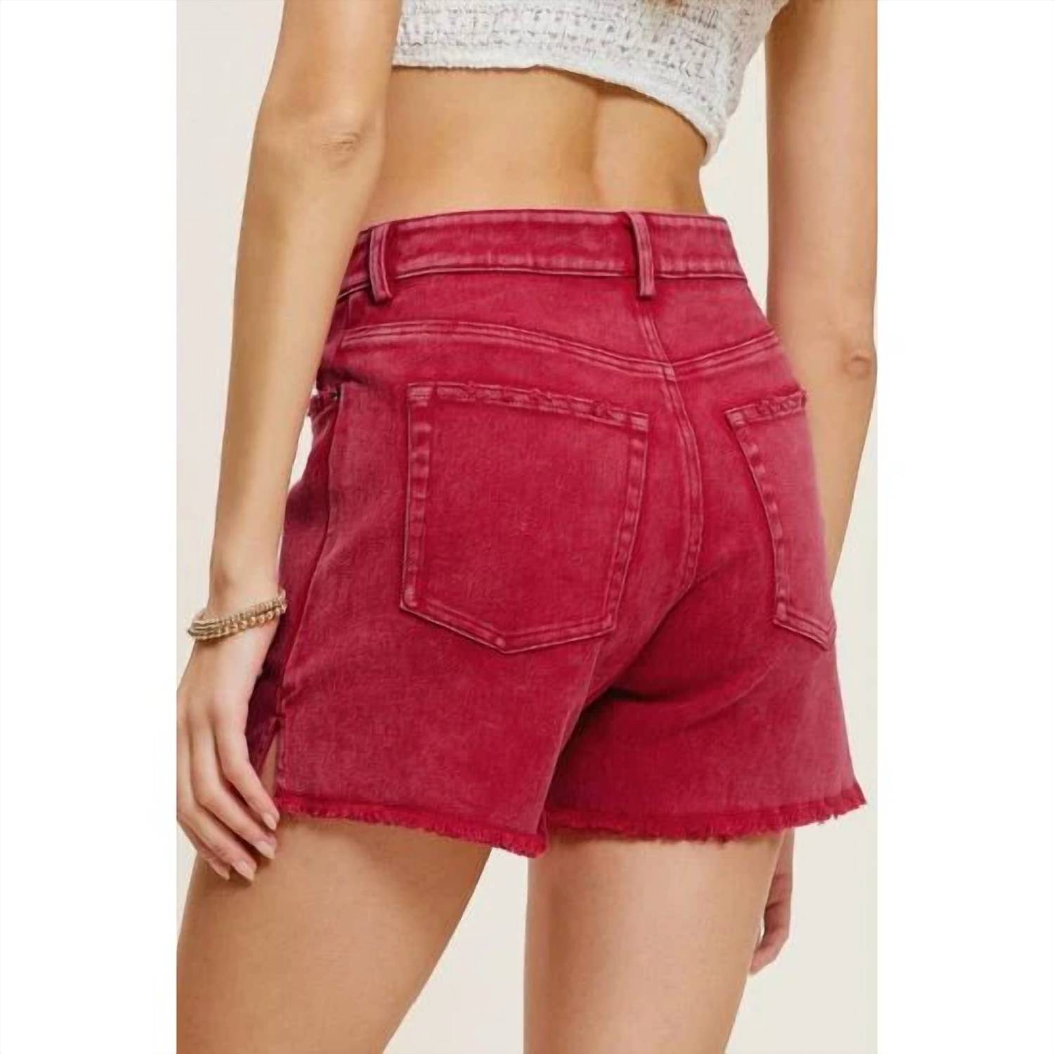 La Miel - Mineral Wash Denim Shorts