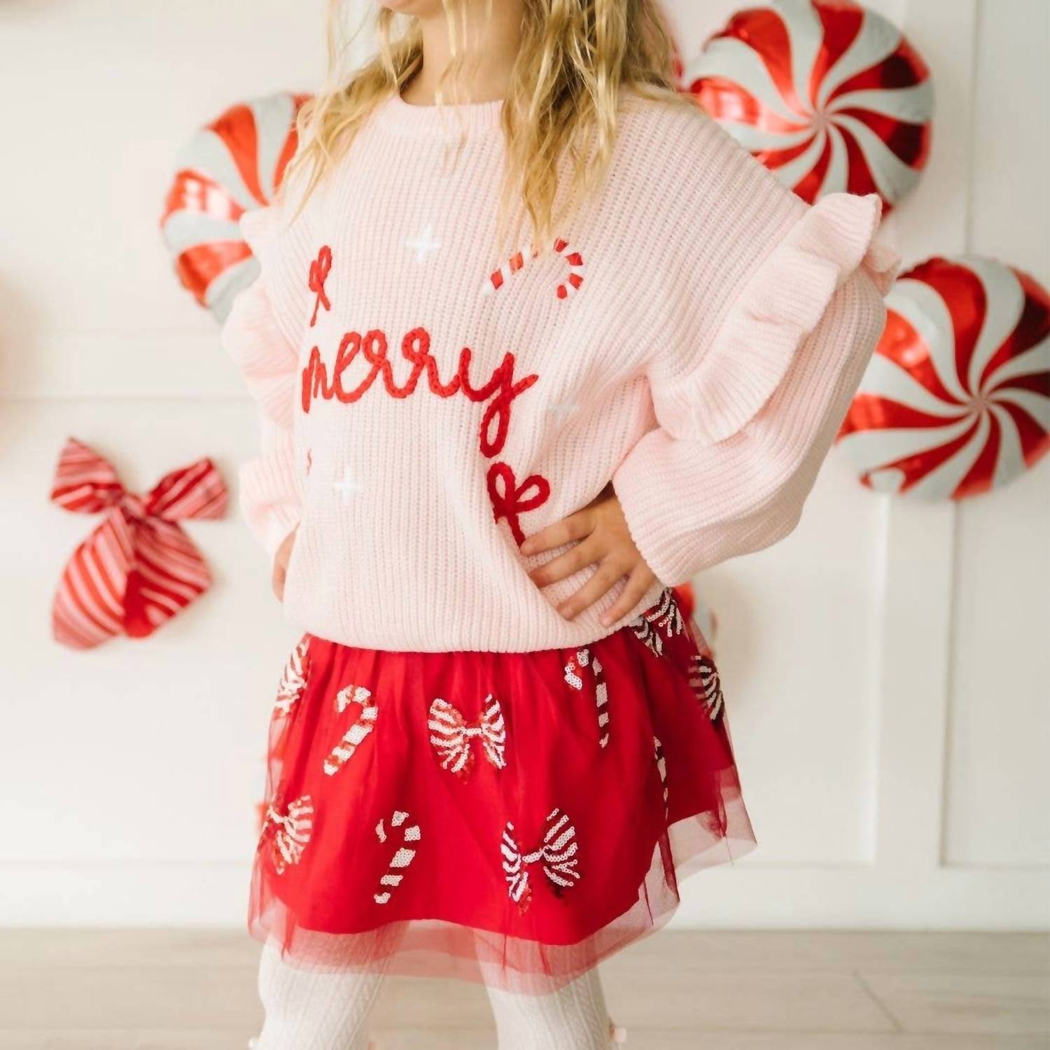 Sweet Wink - Coquette Merry Knit Sweater