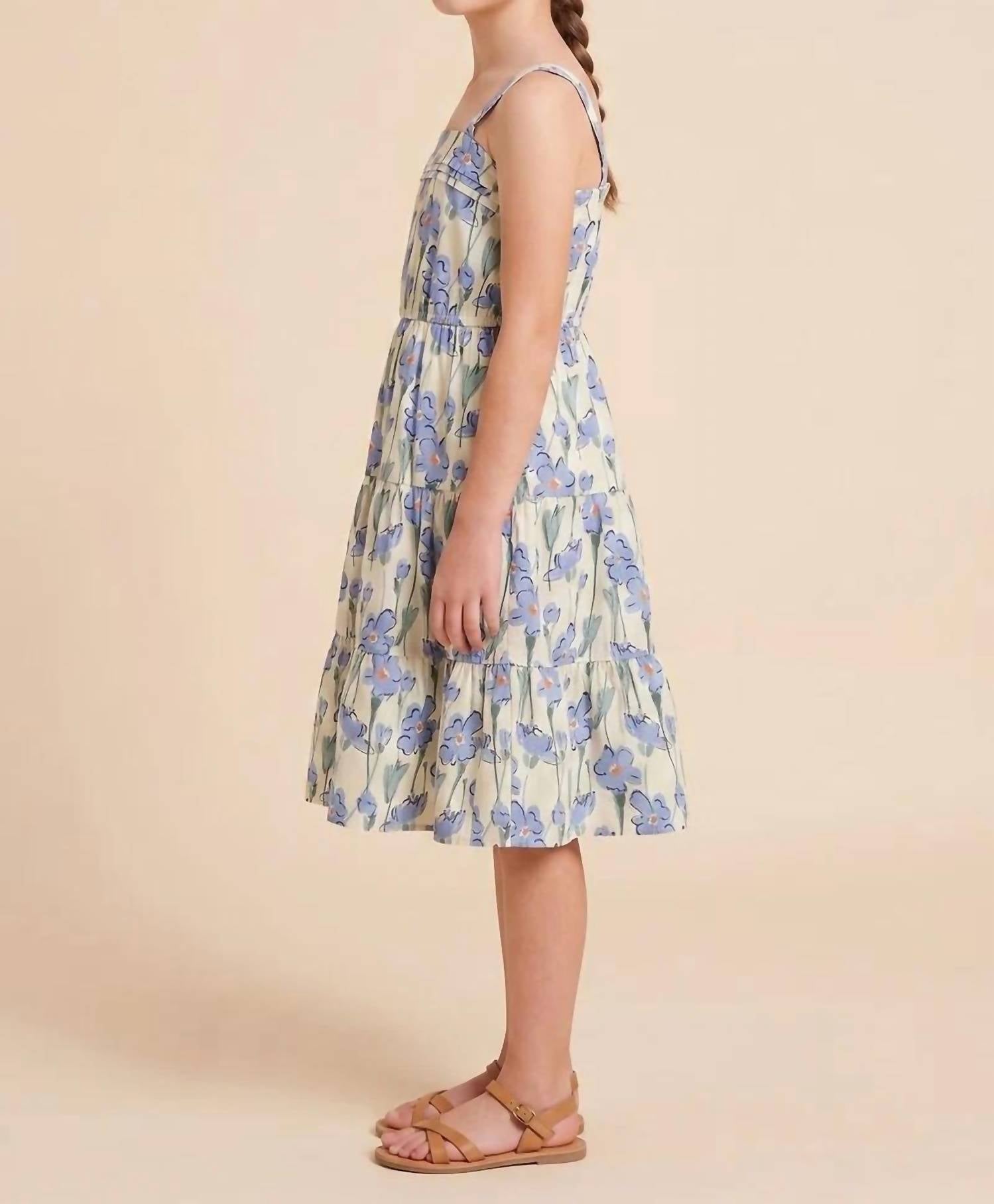 Hayden La - Floral Sleeveless Poplin Dress