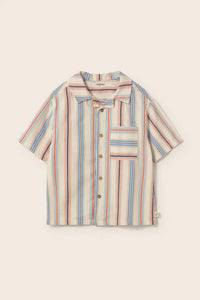 Cozmo - Iro Striped Cotton Button Up Shirt