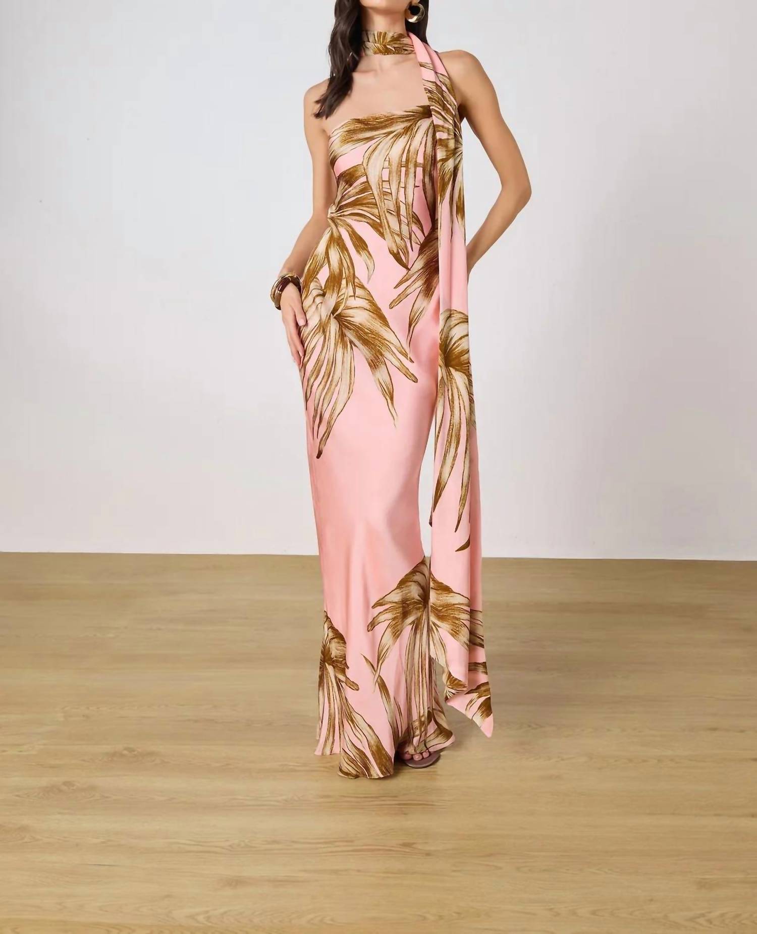 Rococo Sand - Fawn Strapless Maxi Dress