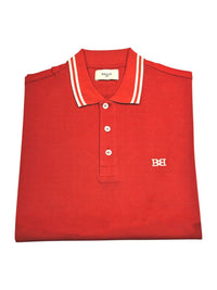 Bally - Men's Tipped Regular Fit Cotton Polo Shirt