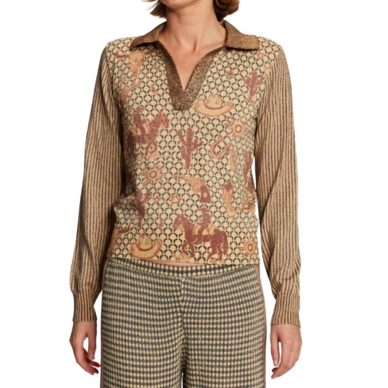 Me369 - Millie Rodeo Knit Polo