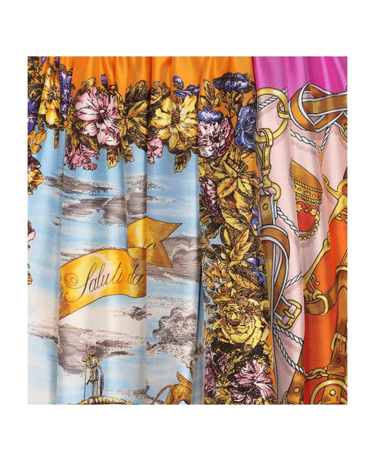 Moschino - Women's Scarf Print Skirt