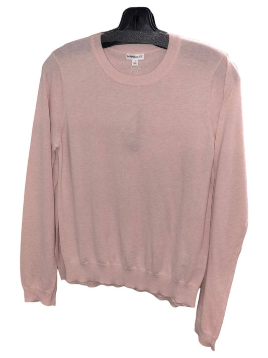 Minnie Rose - Women's Supima Cotton Cashmere Long Sleeve Crew Sweater