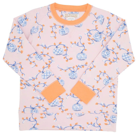 The Beaufort Bonnet Company - Girl's Cassidy Comfy Crewneck Pullover