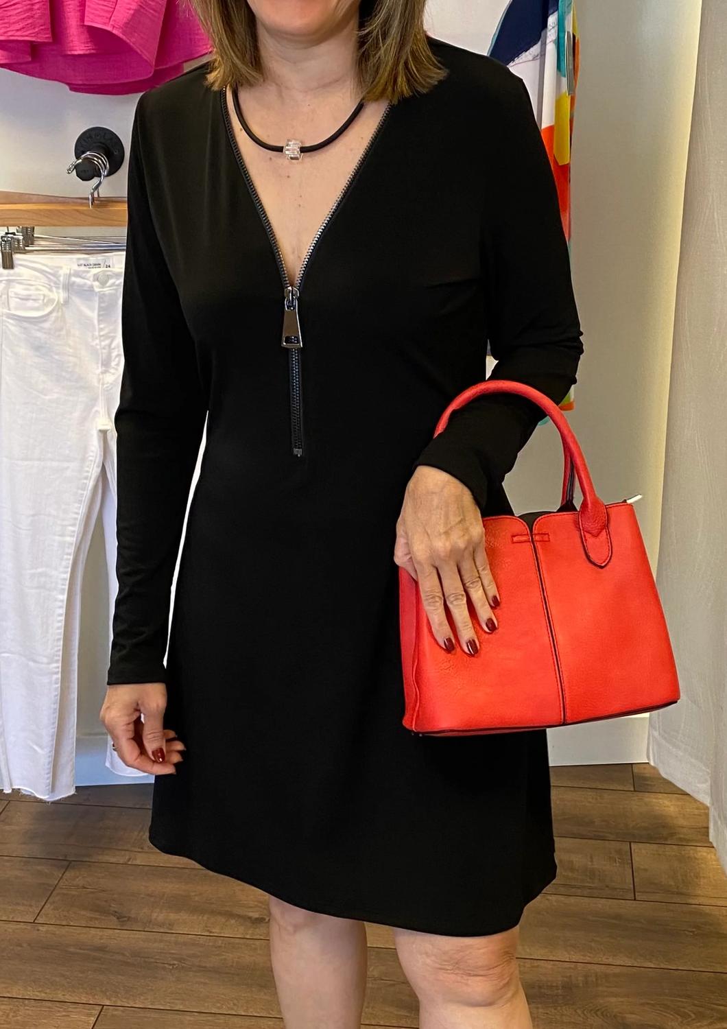 Ariella - Long Sleeve Zipper Dress