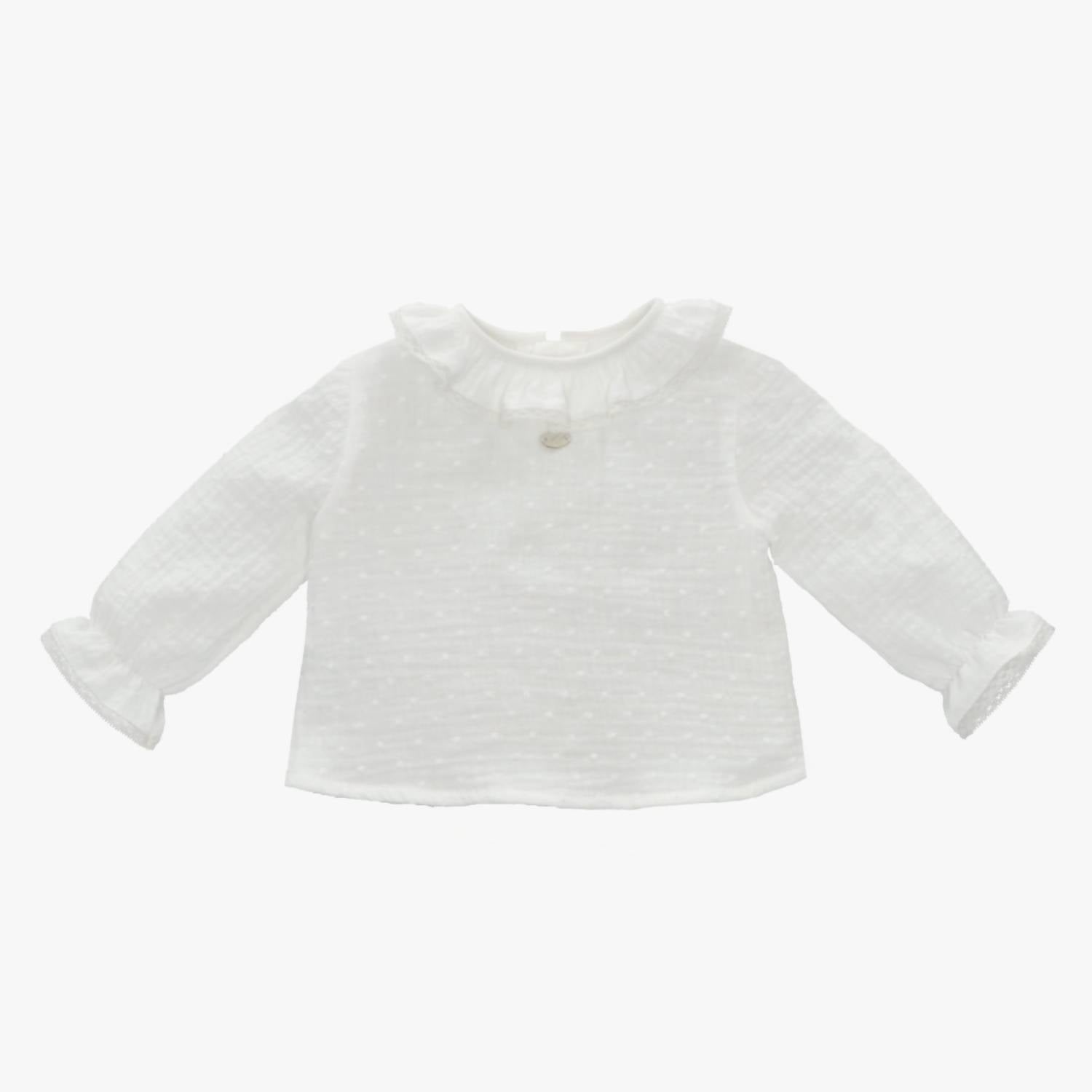 Martin Aranda - Girl's Ruffled Long Sleeve Shirt