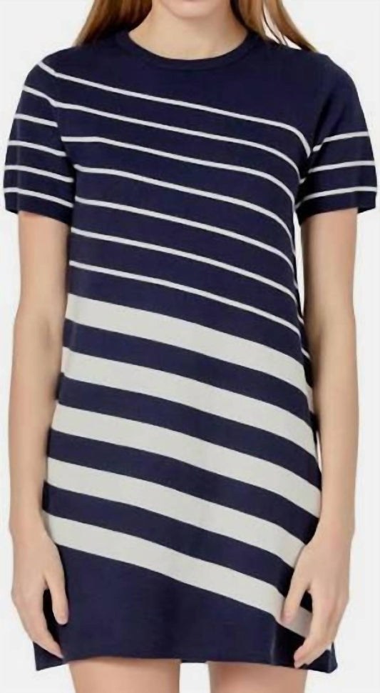 English Factory - Multi Stripe Mini Dress