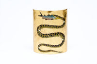 Avenue Chic - Women's Gold Leaf Snake Cuff