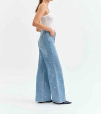 Daze - Far Out High Rise Wide Leg Jean
