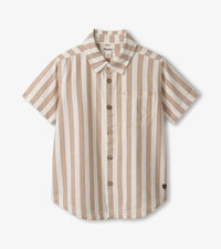 Hatley - Boys Thatched Stripes Button Down Shirt