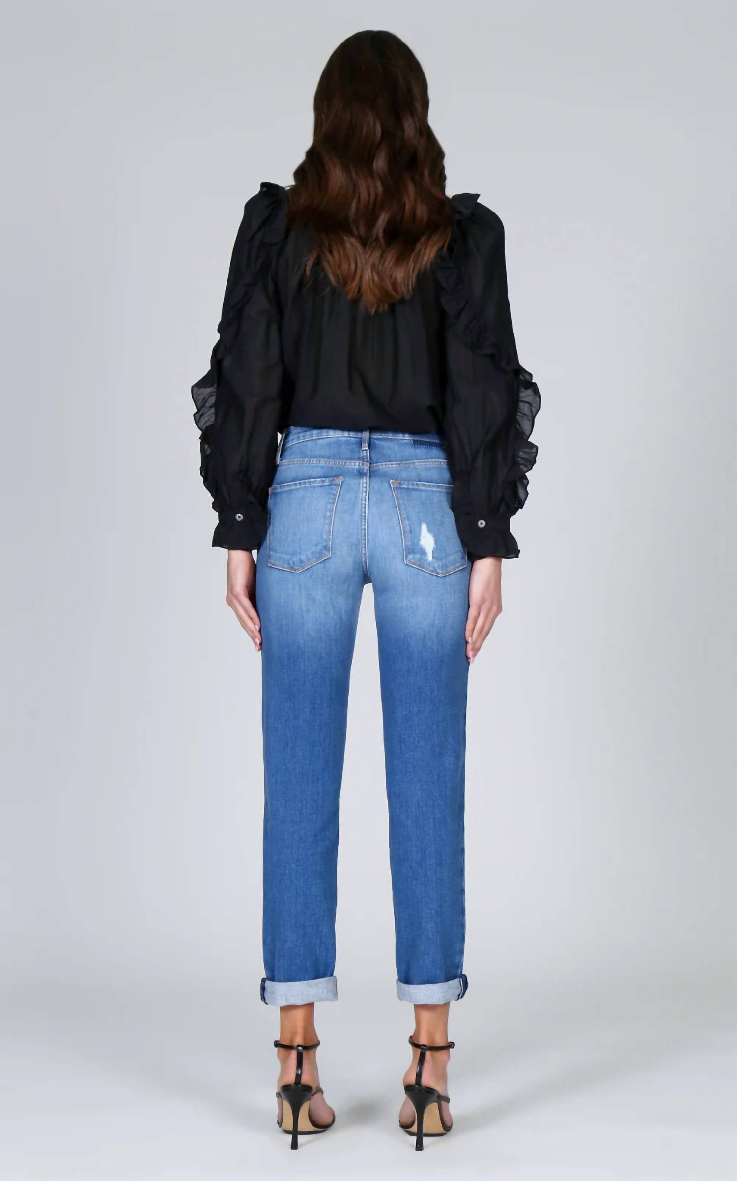 BLACK ORCHID Harper Skinny Boyfriend Jeans in more than friends - women's jeans - alternate view