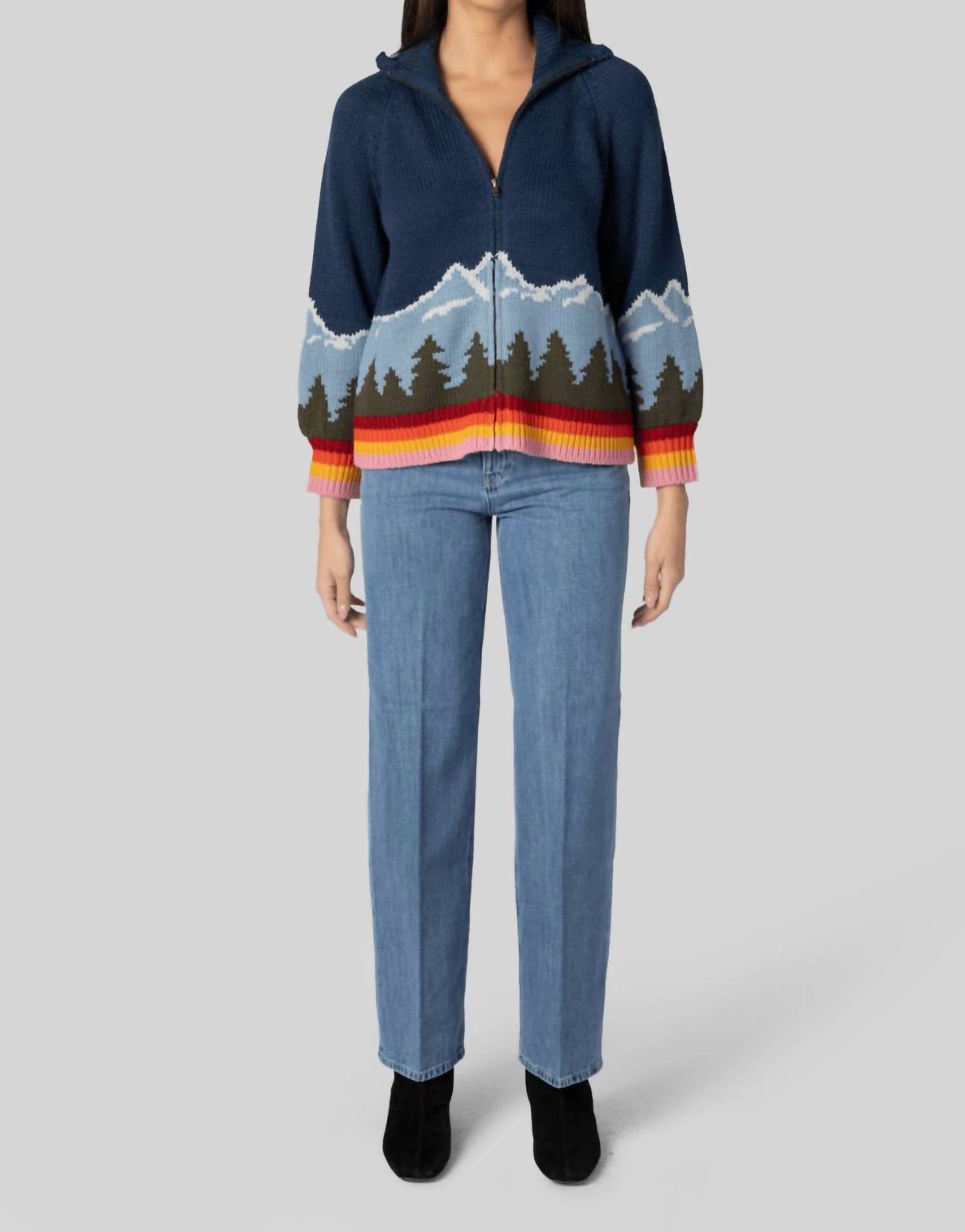 The Great. - Vista Full-zip Sweater