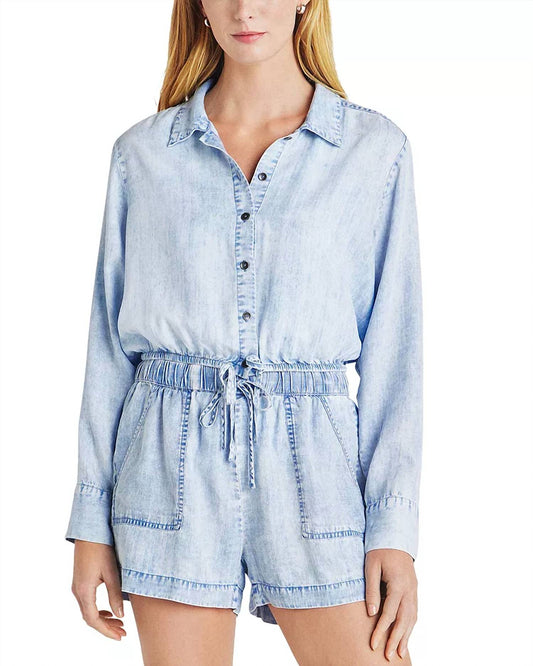 Splendid - Dillon Button Front Drawstring Hem Shirt