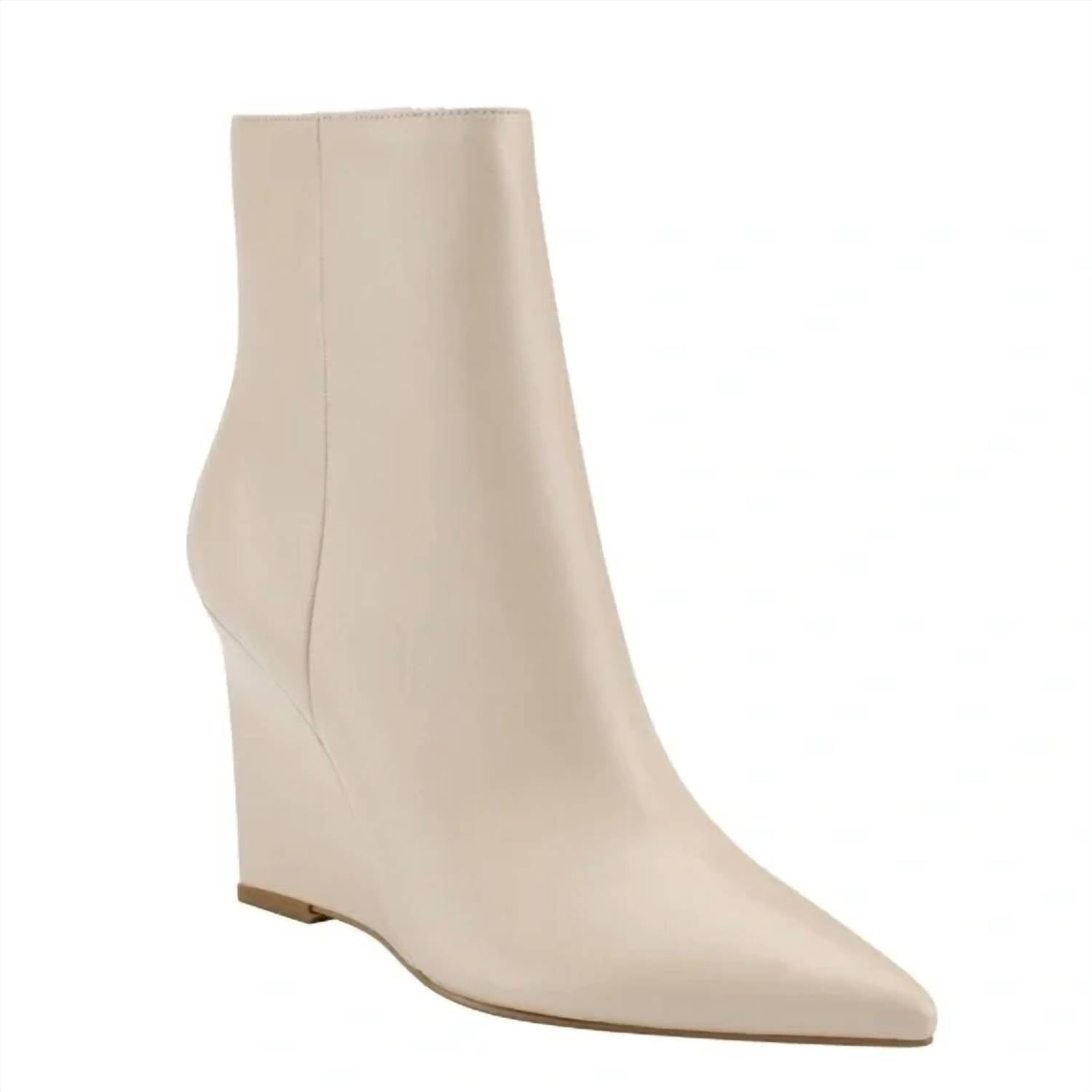 Marc Fisher - Women's Wedge Leather Ankle Boots