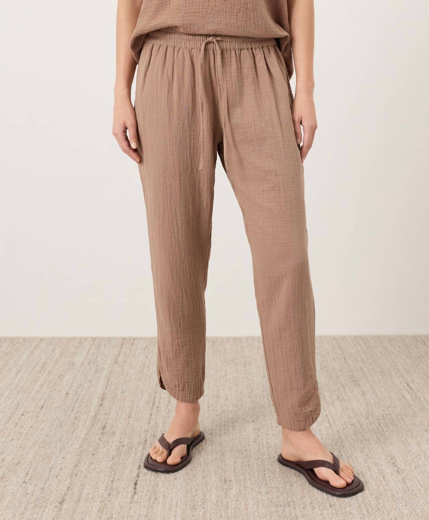 Pact - Coastal Double Gauze Tapered Pull-on Pant