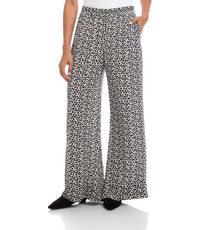 Karen Kane Wide-Leg Pants in daisy print - women's pants