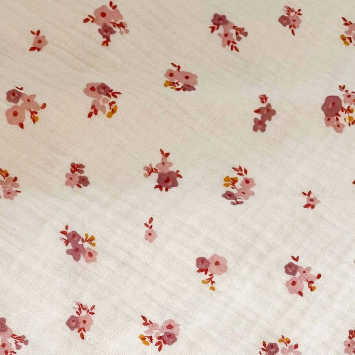 Les Juliettes - Floral Gauze/Fleece Blanket