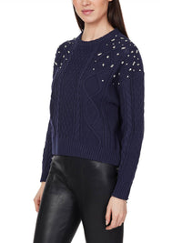 Habitual - Embellished Crew Sweater