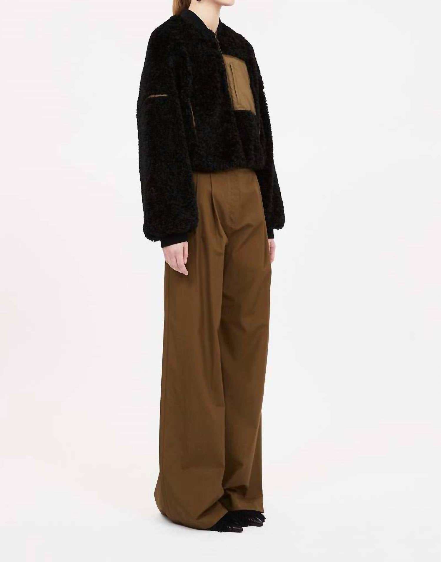 Ulla Johnson Arlyn Jacket in verdite - women's jacket - detail view