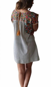 Sister Mary - Striped Mary Lou Mexican Dress