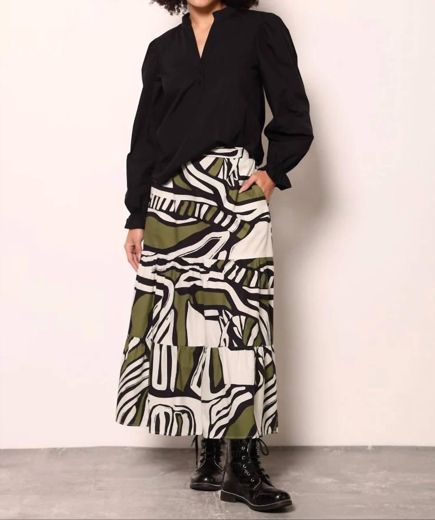 Maude - Zebra Ada Skirt