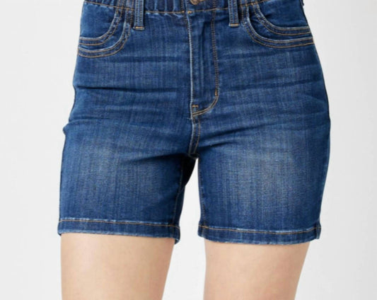 Judy Blue - Mid Length Pull On Shorts