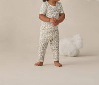 Quincy Mae - Girls Bamboo Short Sleeve Pajama Set