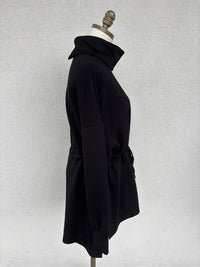 P.CILL Women's My Perfect Modal Top in black - women's long sleeve top - detail view