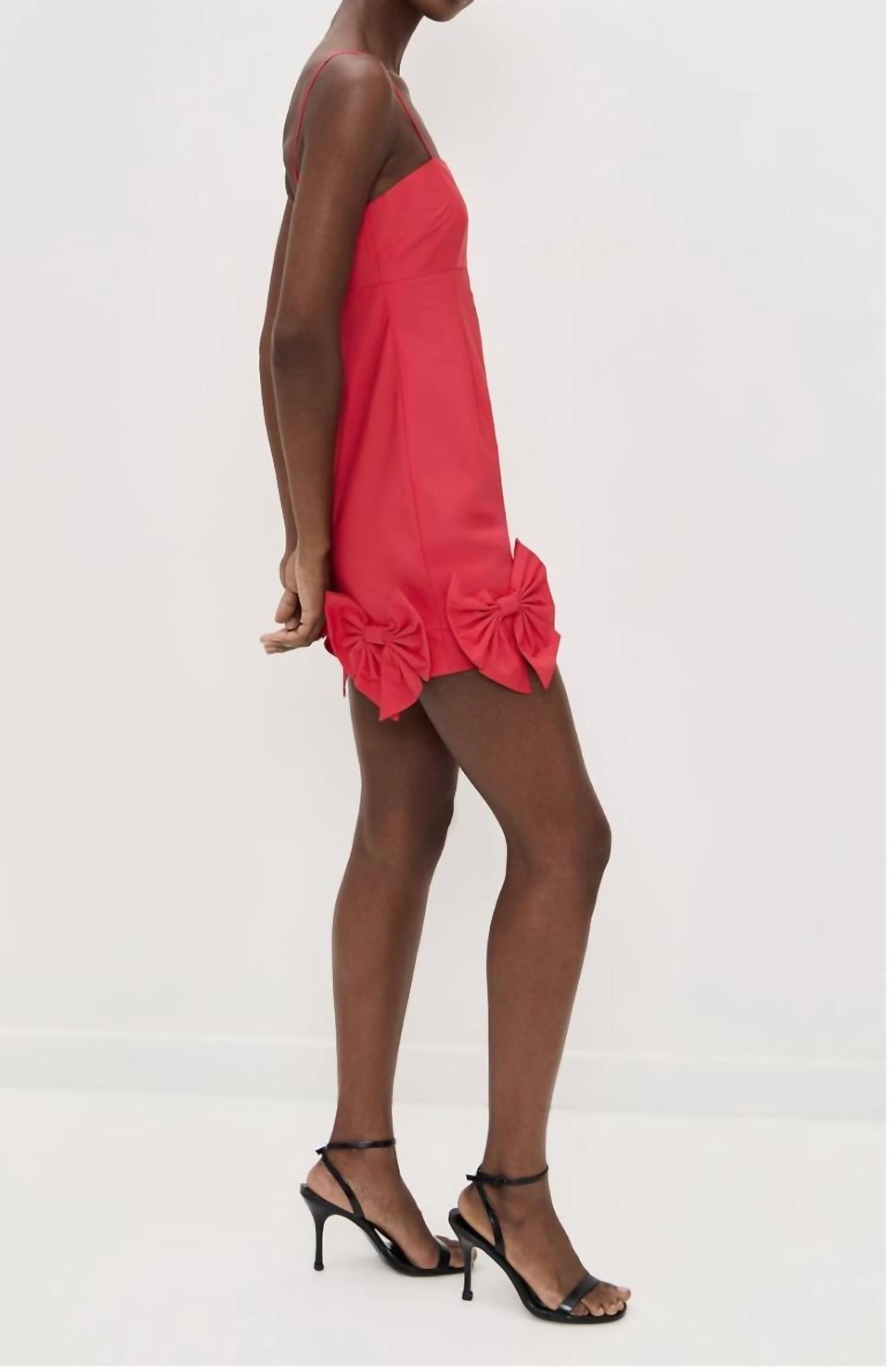 Loveshackfancy - Kennedi Bow Mini Dress