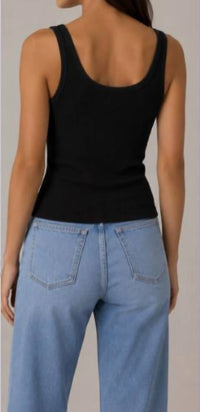 Mila Los Angeles - Ribbed Scoop Tank
