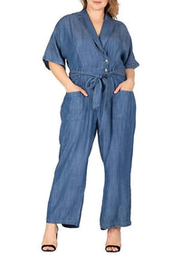 Standards & Practices - Tencel Short Sleeve Jumpsuit