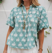 Exvoto - Lizzie Short Sleeve Blouse