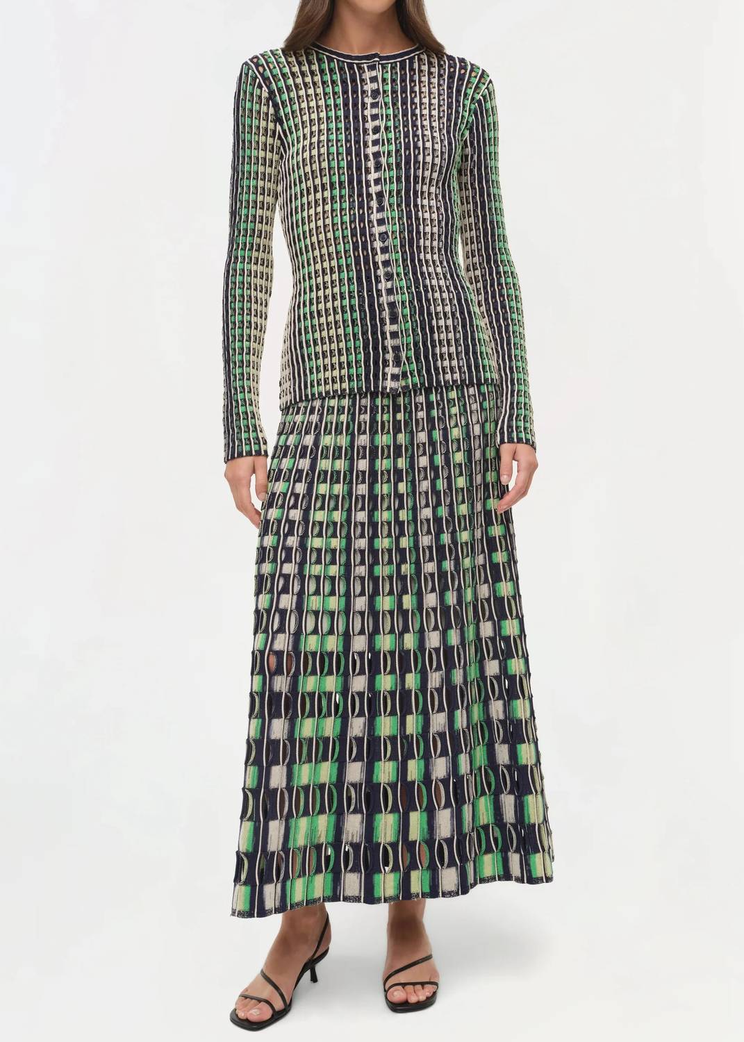 Simkhai - The Mabel Eyelet Knit Cardigan