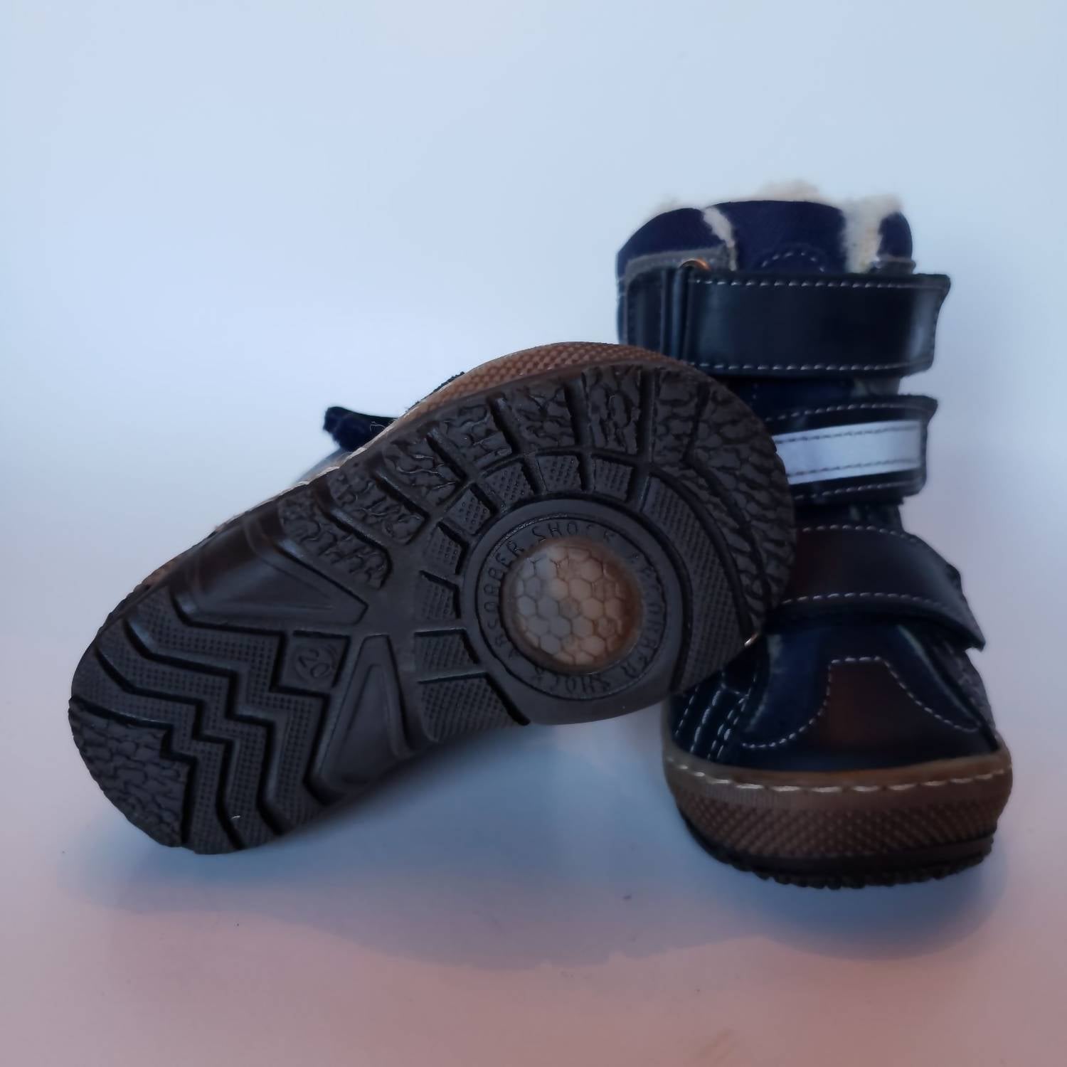 Renbut Shoes - Kid's Velcro Triple Strap Snow Boots