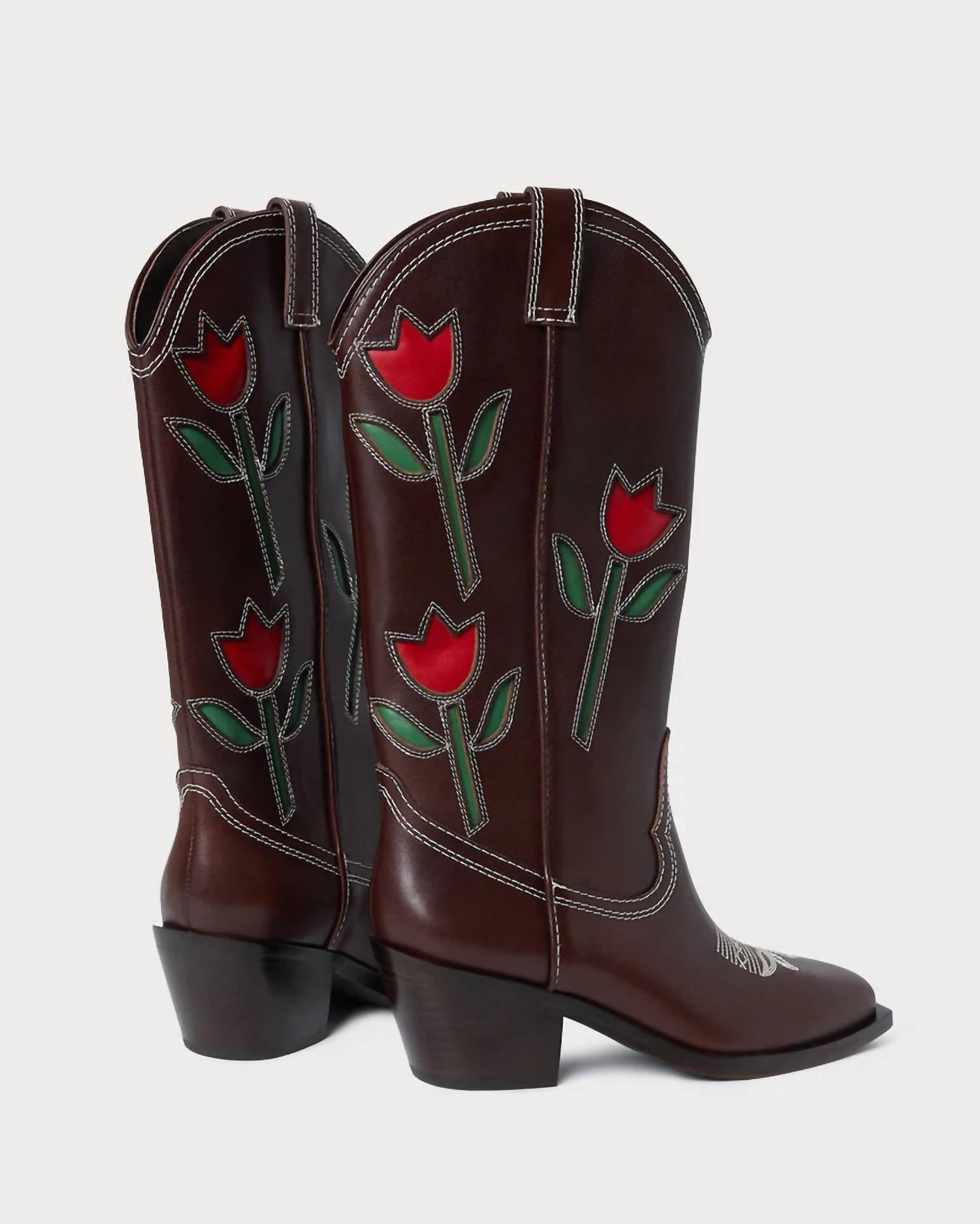 Loeffler Randall - Women's Wilder Leather Tulip Boot