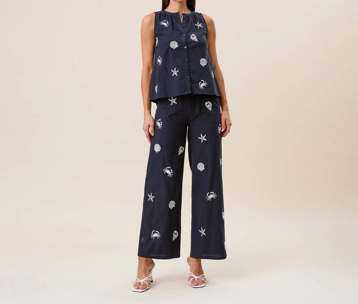 Able - Shelly Embroidered Pants