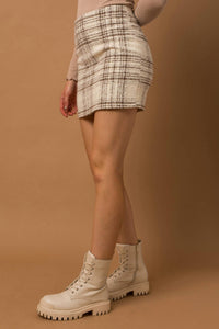 Gilli - Boucle Plaid Mini Skirt