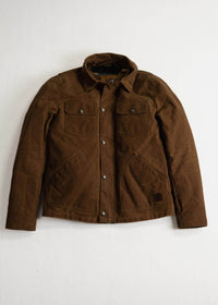 Iron & Resin Men's Yellowstone Jacket in field tan - men's jacket - detail view