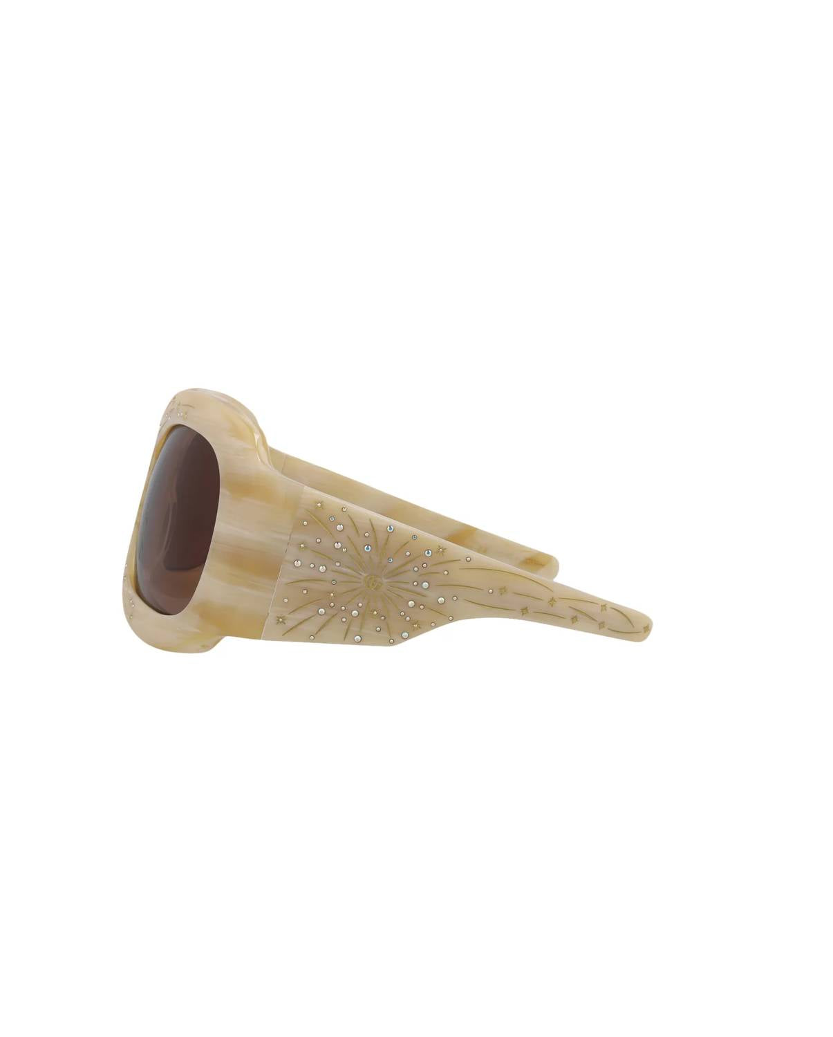 Gucci - Women's Shield-frame Acetate Sunglasses