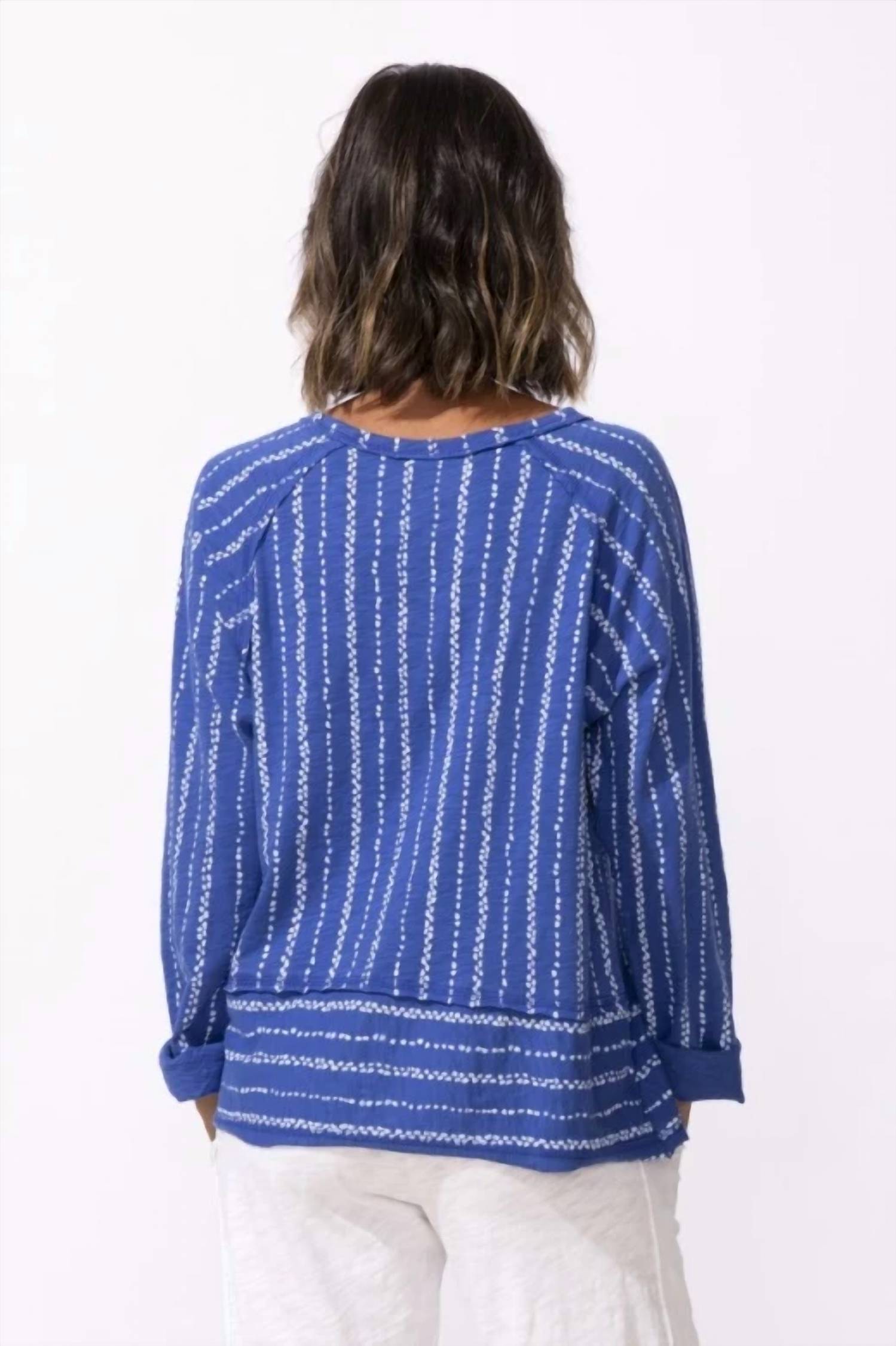 Escape By Habitat - Driftwood Stripe Lookout Pullover Sweatshirt