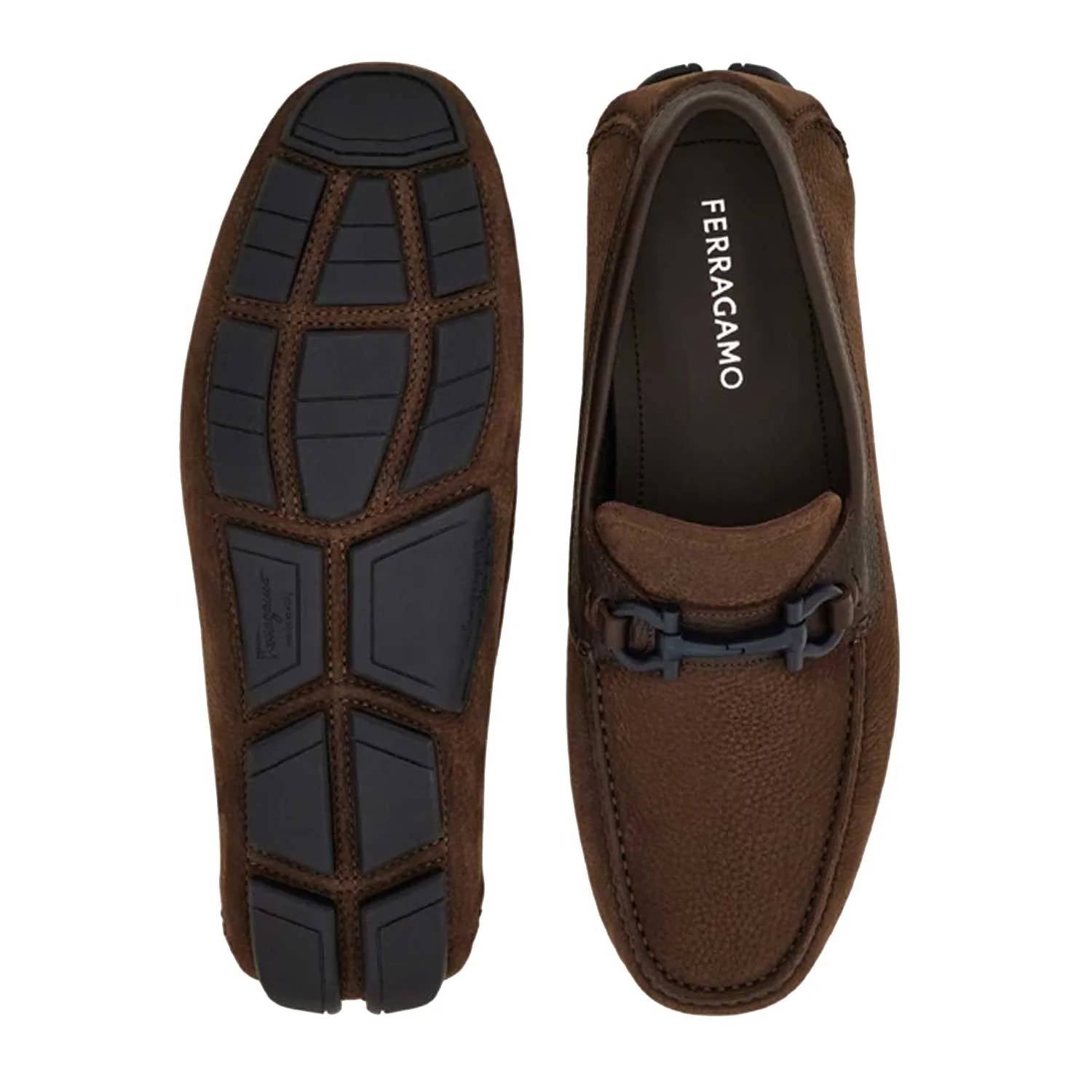 Salvatore Ferragamo - Men's Parigi Gancini Driver Loafer