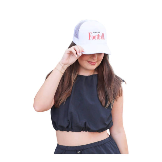 Distressed Vintage Couture - Enjoy Football Hat