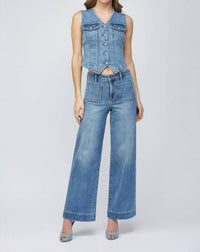 Hidden - Fitted Denim Vest