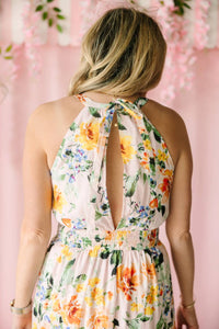 Lovestitch - Floral Halter Midi Dress
