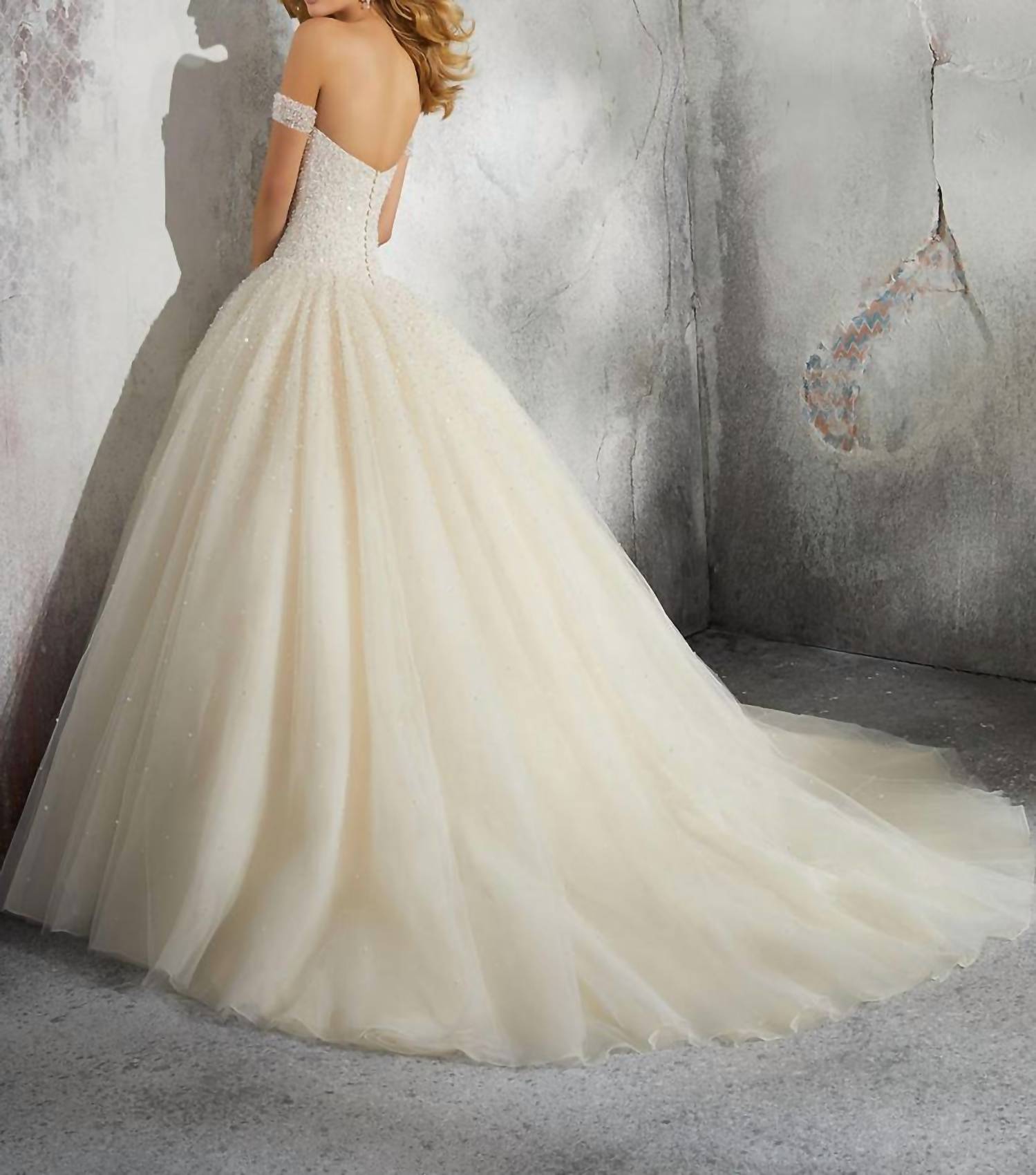 Morilee - Liberty Crystal And Pearl Gown