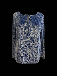 Joy Joy - burnout peasant blouse