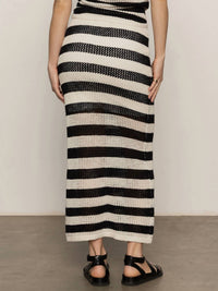 Sanctuary - Crochet Sweater Maxi Skirt